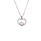Collier Collier Pendentif Double coeur Diamants 58 Facettes
