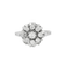 Bague Bague Marguerite Diamants Or blanc 58 Facettes