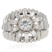 Bague 62 Bague dôme diamants baguettes 58 Facettes 20-589-59