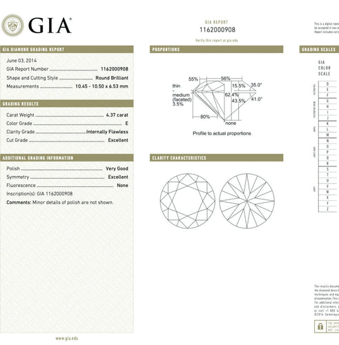 Pendentif Pendentif diamant 4,37 carats, chaîne en or blanc. 58 Facettes 30605