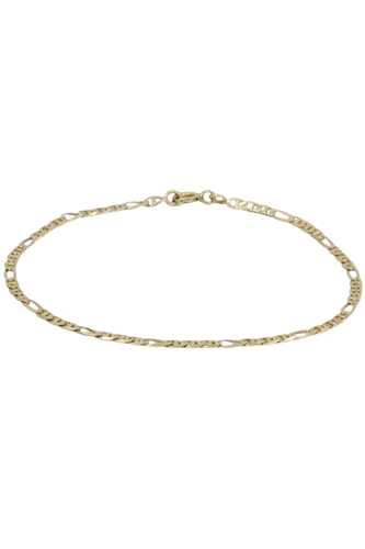 Bracelet BRACELET MAILLE FIGARO ALTERNÉE 58 Facettes 060831