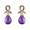 Boucles d'oreilles Boucles d'oreilles améthystes 58 Facettes AP15BO