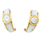 Boucles d'oreilles Boucles d'oreilles Mauboussin, "Nadia" en or jaune, diamants et nacre. 58 Facettes 30502