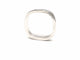 Bague 54 Dinh Van Bague Alliance Or blanc 58 Facettes 841205CN