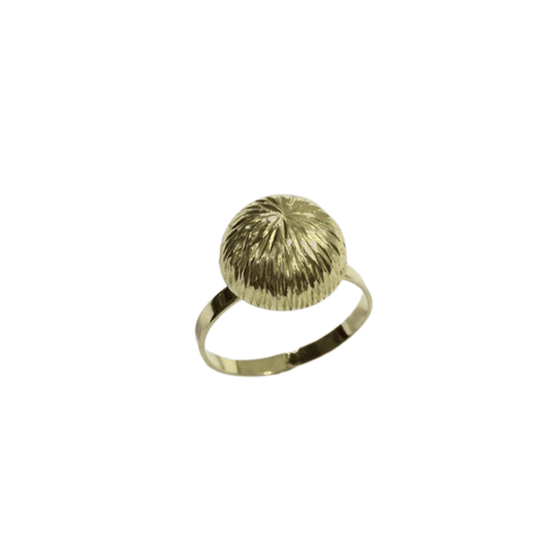 Bague 55 Bague Dôme Or 58 Facettes
