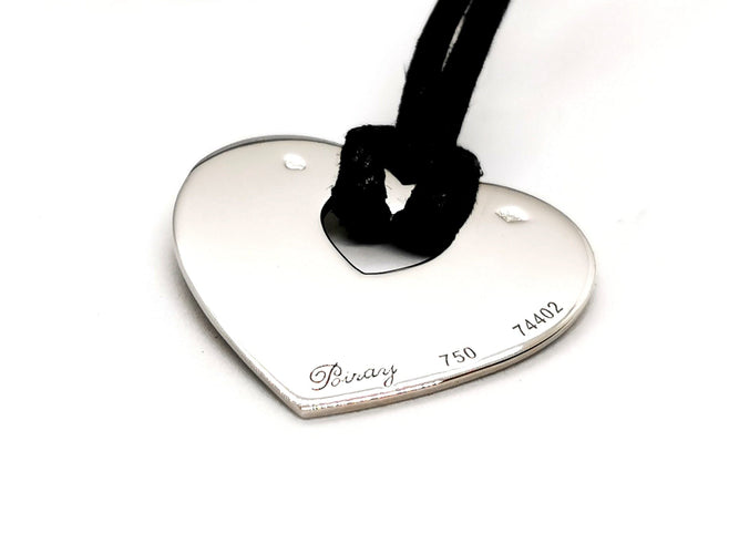 Pendentif Poiray Pendentif Coeur Coeur Or blanc 58 Facettes 1126574CN