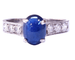 Bague 54-55 Bague saphir or blanc 58 Facettes FA-12