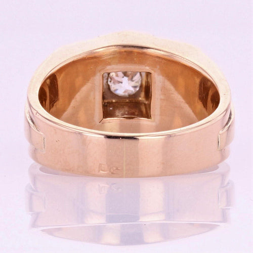 Bague 56 Bague tank diamants pont 58 Facettes 20-322-52