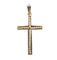 Pendentif Pendentif Croix Perles Fines , Or Blanc 18 Carats 58 Facettes 1016209