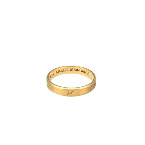 Bague Alliance en or jaune Mauboussin 58 Facettes 21155