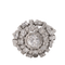 Bague 50 Bague entourage Vintage en Palladium et diamants 58 Facettes 29680