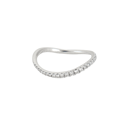 Bague 52 Bague Or blanc Diamants 58 Facettes