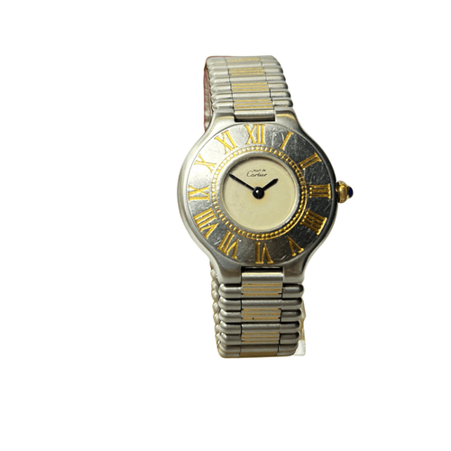 Montre Cartier - montre Must 21 quartz 58 Facettes 20400000497