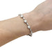 Bracelet Bracelet en platine, or blanc et diamants. 58 Facettes 29816