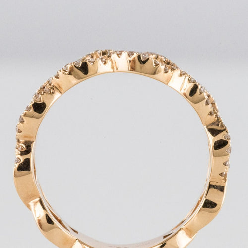 Bague 52 Bague or rose diamants arabesques 58 Facettes 14-290-8471614-52
