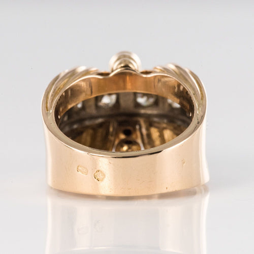 Bague 52 Bague rétro ancienne diamants 58 Facettes 20-316-48