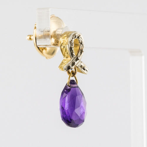 Boucles d'oreilles Boucles d'oreilles améthystes 58 Facettes AP15BO