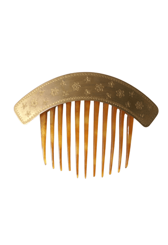 Accessoire Peigne à cheveux ancien étoiles et fleurs 58 Facettes