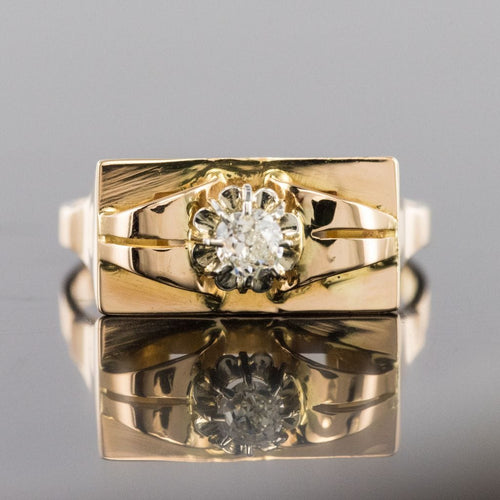 Bague 54 Bague diamant tank 58 Facettes 19-525A-54