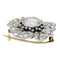 Broche Broche Fleur or et platine sertie de diamants. 58 Facettes 30165