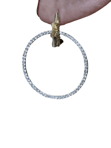 Boucles d'oreilles Boucles d'oreilles 2 Ors Diamant 58 Facettes 229