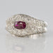 Bague 51 Bague Rubis et pavage de Diamants 58 Facettes 00-269-2849188-51