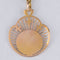 Pendentif Médaille ancienne or rose Vierge auréolée 58 Facettes 19-675