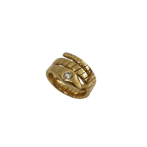 Bague 51 Bague Serpent Or & Diamant 58 Facettes LT 6368